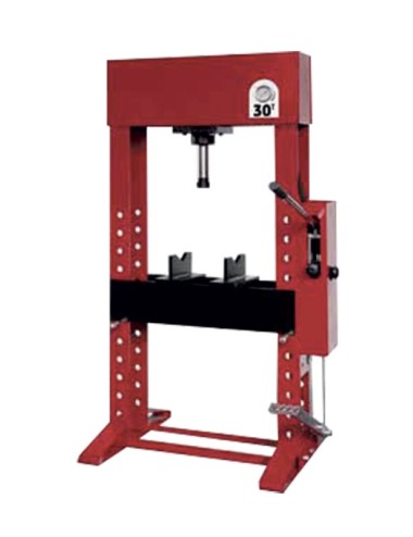 Hydraulische Werkplaatspers 30T Met Mobiele Zuiger, Voetbediening En Lier